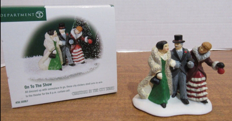 Dept 56- Christmas in the City "On To the Show"