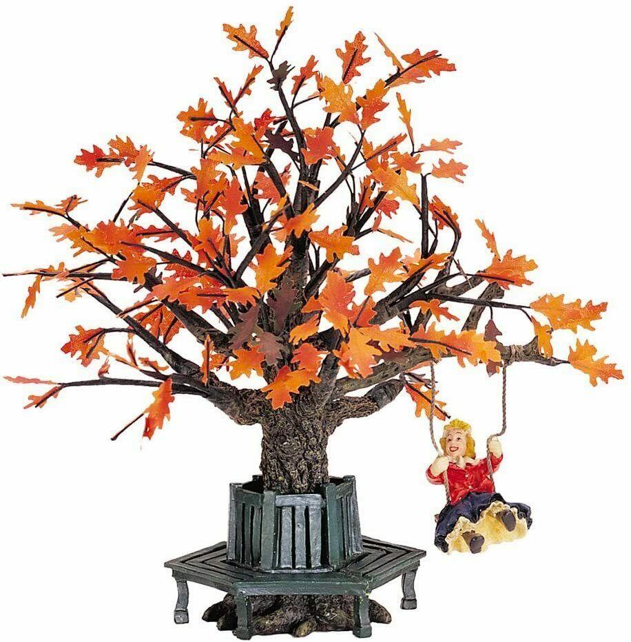 Dept 56- Village Accessory- "Swinging under the old oak tree"