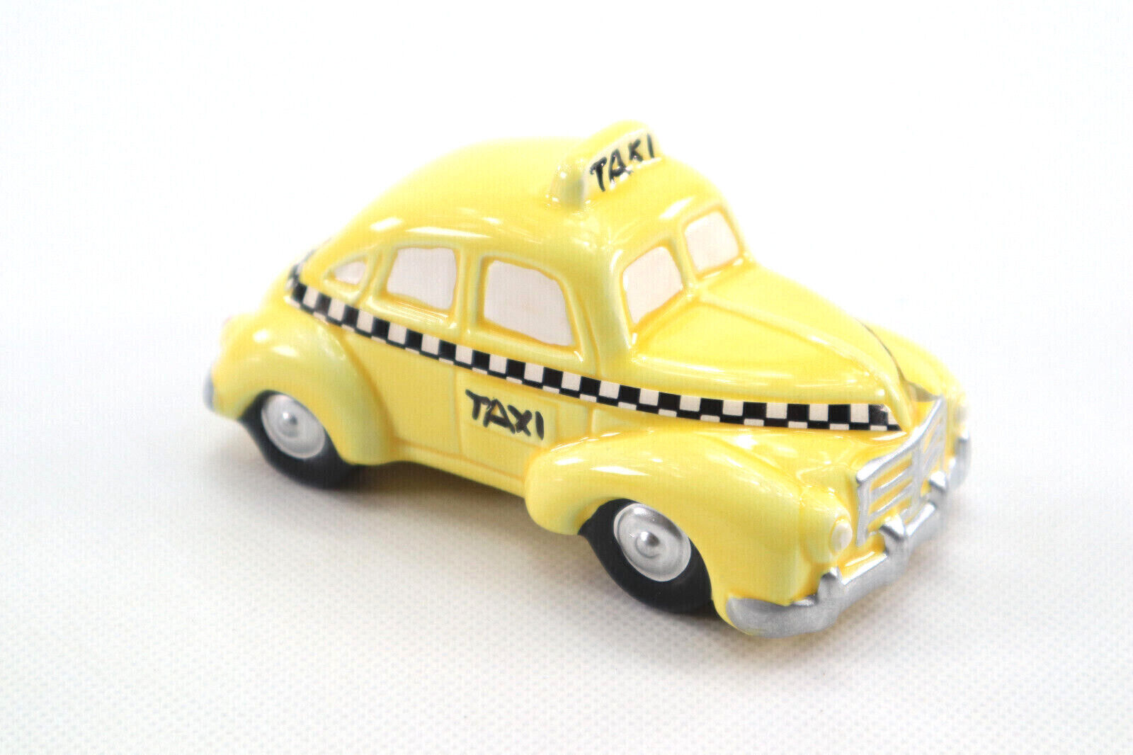 Dept 56 Snow Village "Taxi Cab" accessory l Retired Department 56 automobile Hooked on Villages