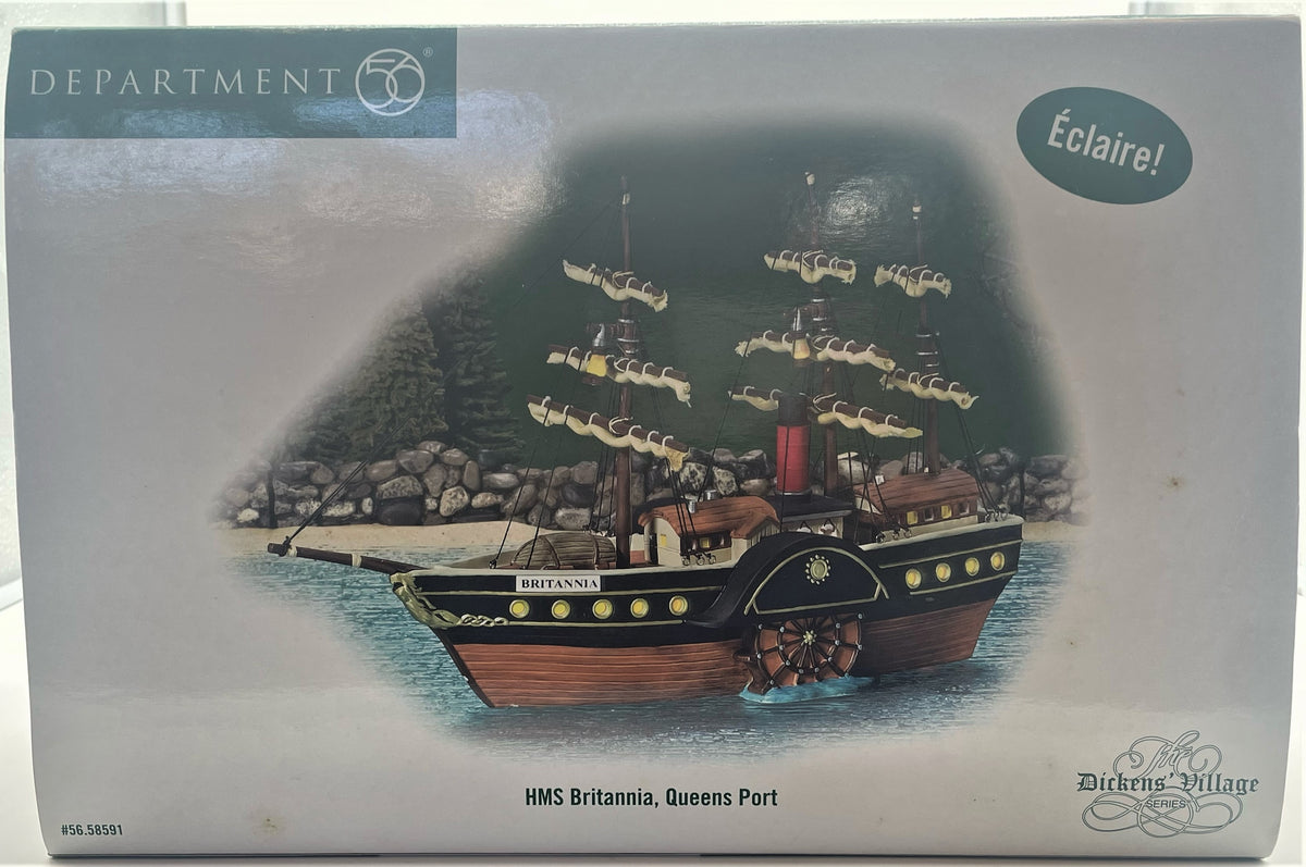 Department 56- Dickens' Village "HMS Britannia, Queen Port"