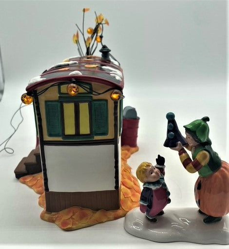 Retired Dept 56- Snow Village Halloween "Costumes for Sale"