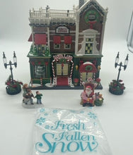 Load image into Gallery viewer, Dept 56- Christmas in the City "Visiting Santa at Finestrom's" set of 5