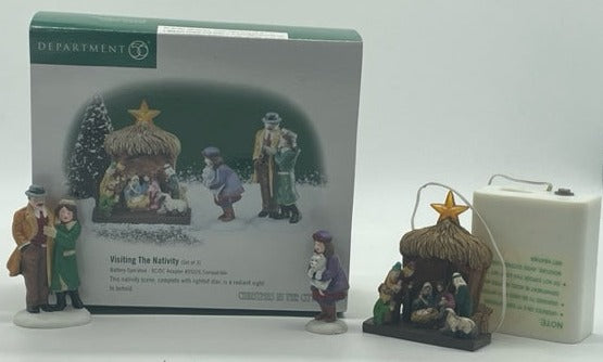 Dept 56- Christmas in the City "Visiting the Nativity"