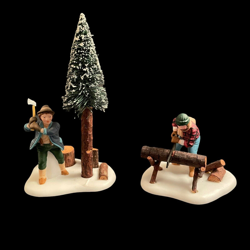 Dept 56- New England Village "Lumberjacks"