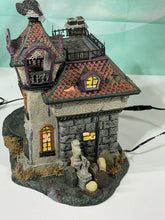 Load image into Gallery viewer, Dept 56 Snow Village Halloween RIP Rest in Peace Tombstones side