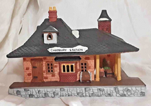Load image into Gallery viewer, Dept 56- Dickens' Village "Chadbury Station and Train"