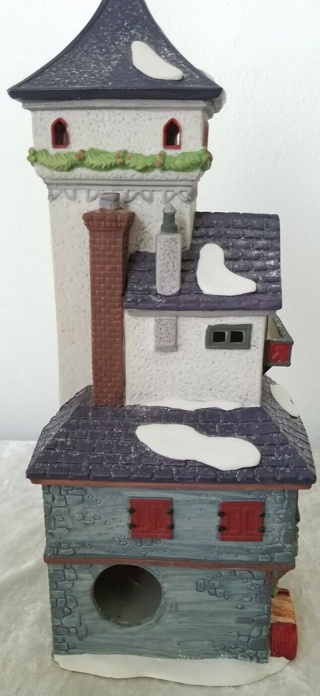 Retired Dept 56 North Pole Village "Post Office" back