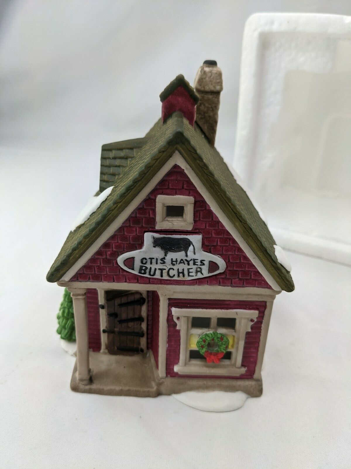 Dept 56 New England Village Otis Hayes Butcher Shop