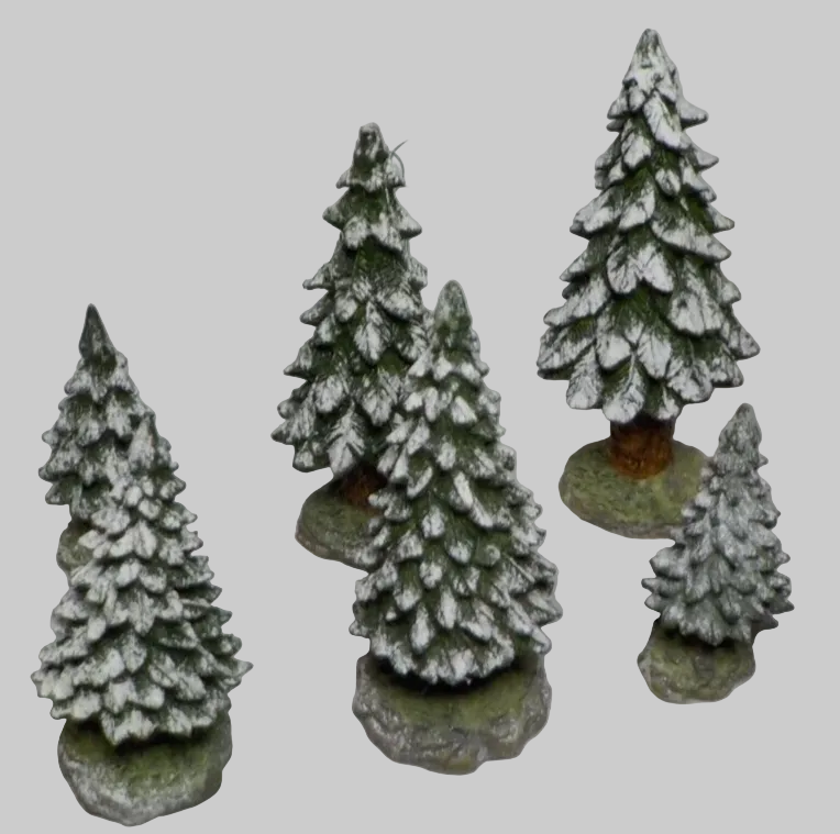 Department 56- Village Accessory "Snowy Evergreens" small