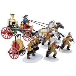 Dept 56- Dickens' Village "The Fire Brigade of London Town"