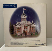 Load image into Gallery viewer, Retired Dept 56 Snow Village - Village Town Hall