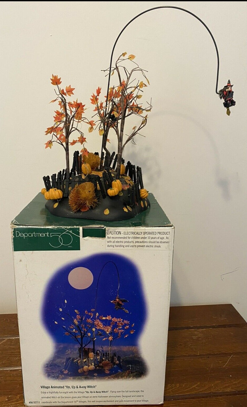 Dept 56- Halloween "Up, Up and Away Witch"