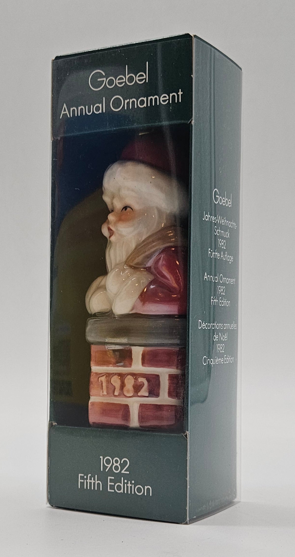 Goebel – “Annual Santa in Chimney Fifth Edition Color” — with original box