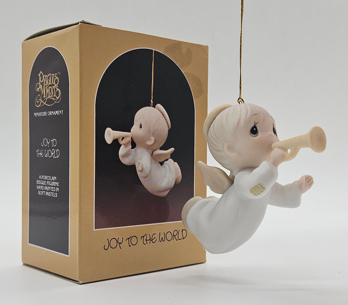 1982 Joy to the World (Angel with Trumpet) E-2343 — ornament with retail box