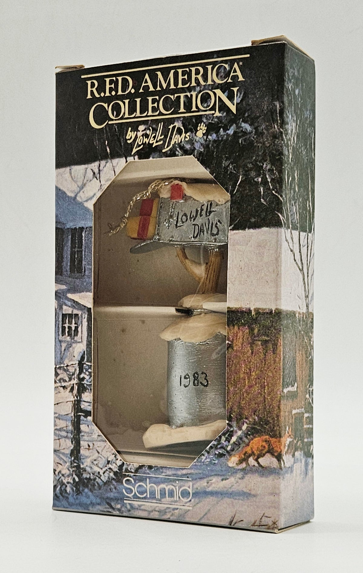Schmid – “Lowell Davis Country Christmas Mailbox” — original packaging