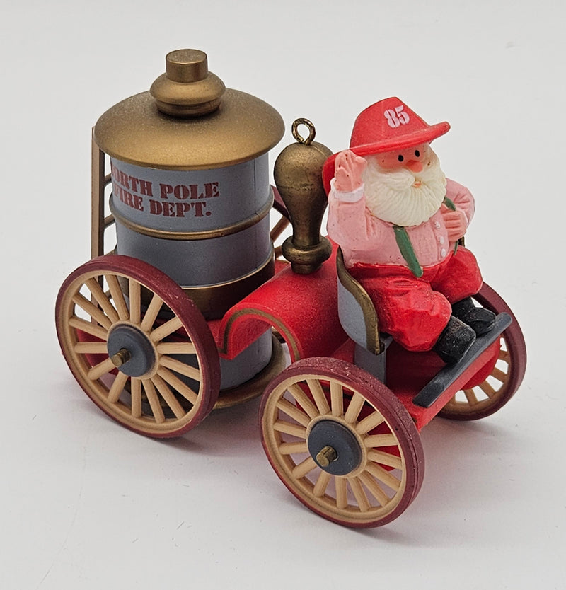 1985 Hallmark Keepsake Santa’s Fire Engine – product
