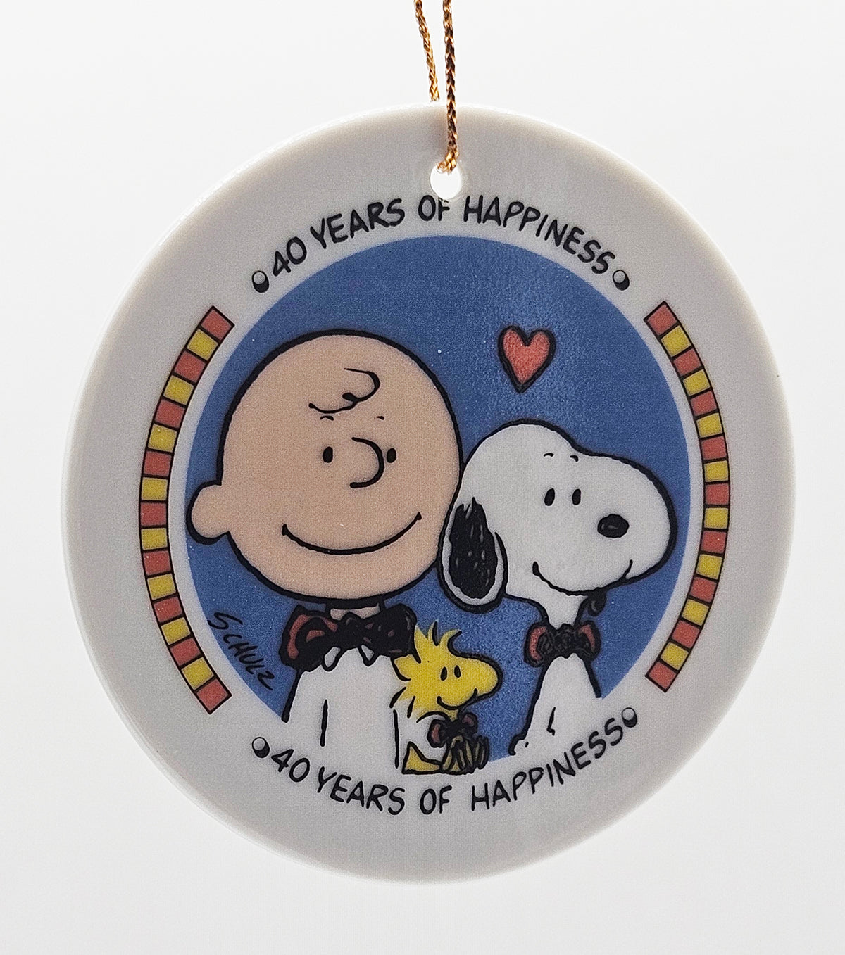 Willitts Designs – “Peanuts 40 Years of Happiness” — ornament view