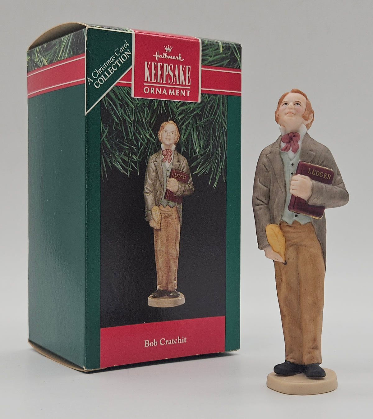 1991 Bob Cratchit QX4997 — ornament with retail box