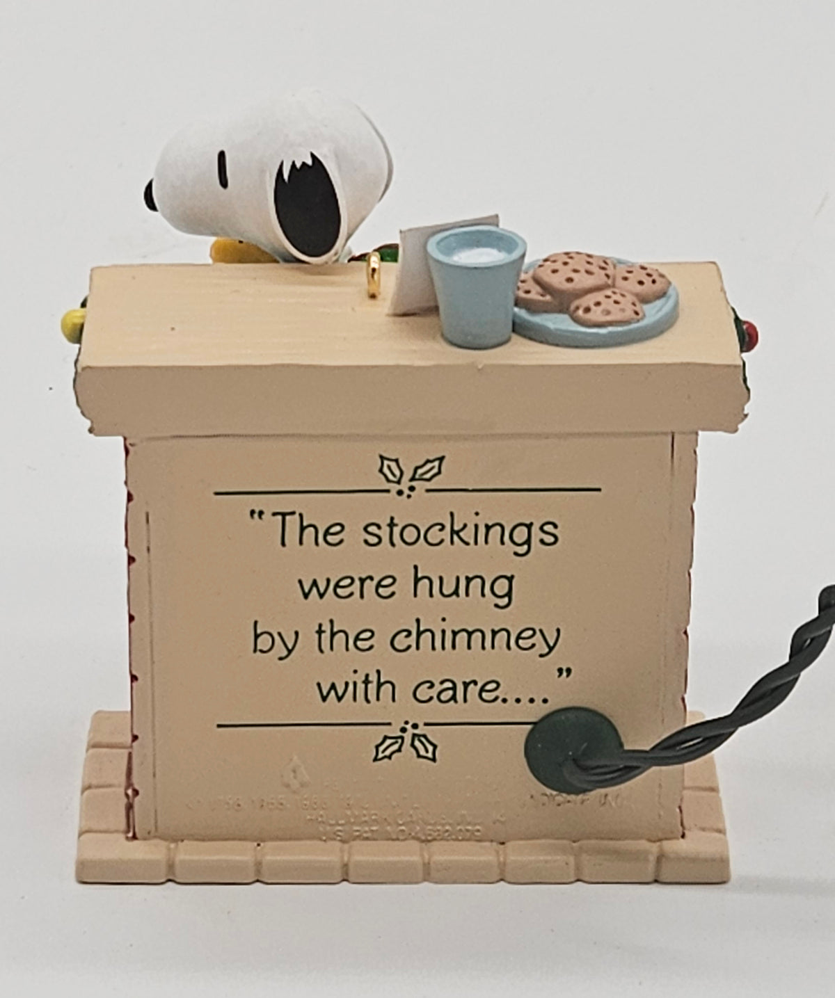 Hallmark Keepsake – “Peanuts The Stockings Were Hung by the Chimney” — ornament view