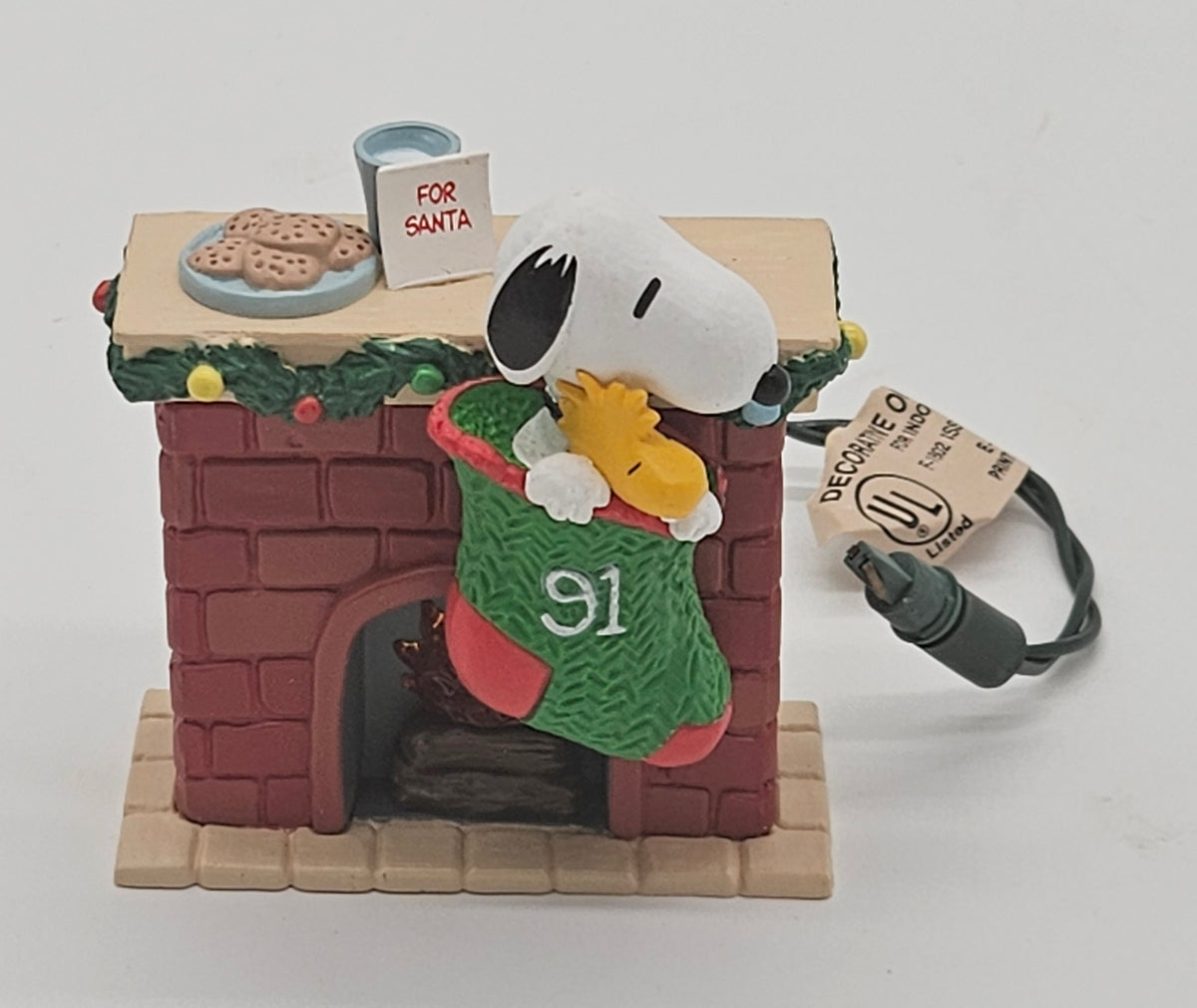 Hallmark Keepsake – “Peanuts The Stockings Were Hung by the Chimney” — ornament view