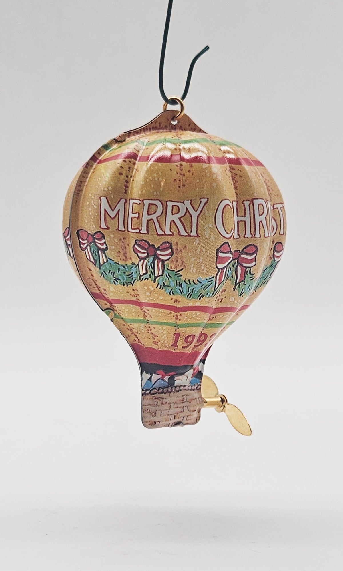 1993 Hallmark Keepsake Tin Hot Air Balloon – product