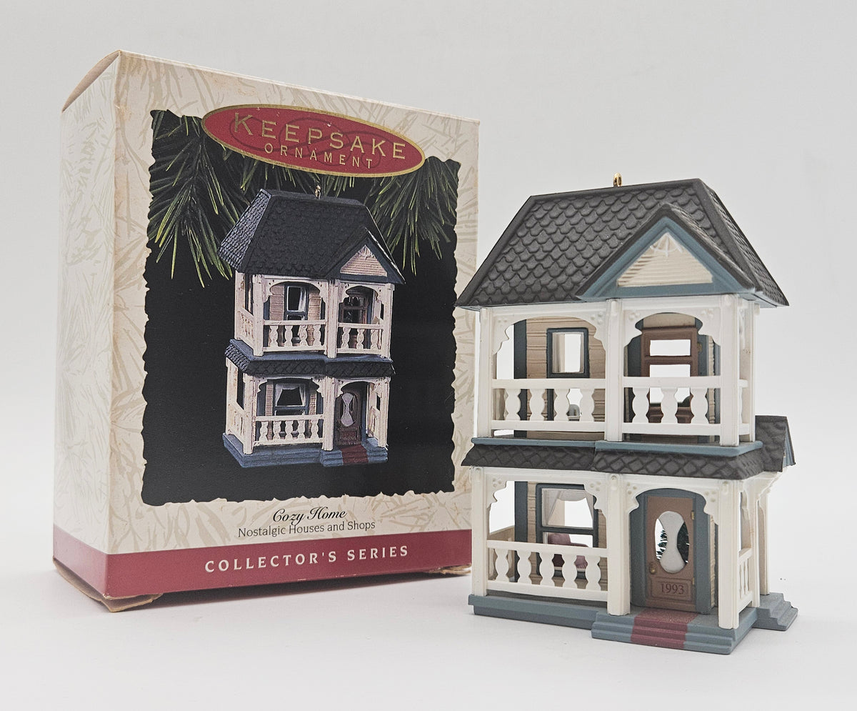 Hallmark Keepsake – “Nostalgic Houses & Shops Cozy Home” — with original box