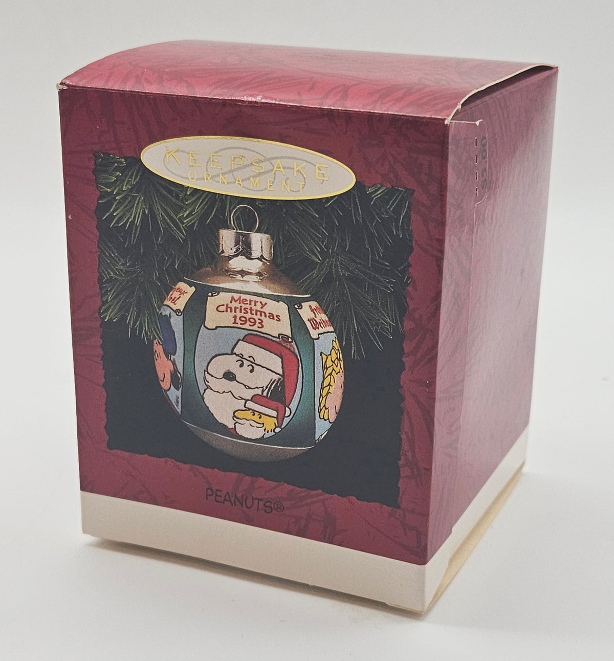 Hallmark Keepsake – “Peanuts Glass Ball” — original packaging