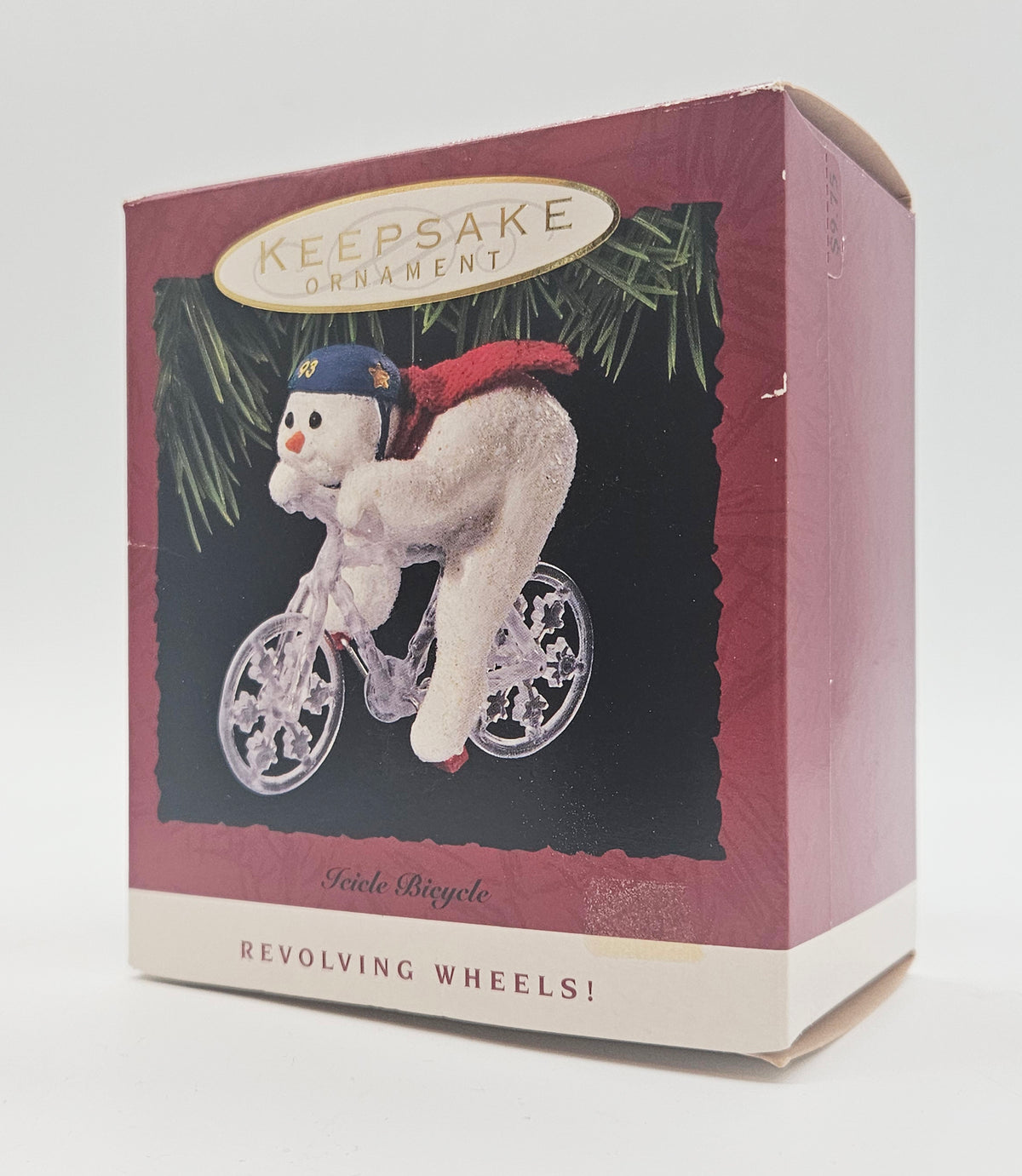 Hallmark Keepsake – “Revolving Wheels Icicle Bicycle” – Damaged — original packaging