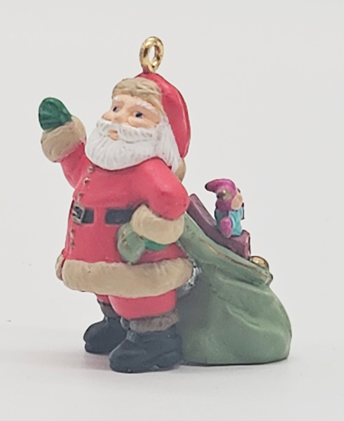 Hallmark Keepsake – “Miniature Jolly Visitor” — ornament view