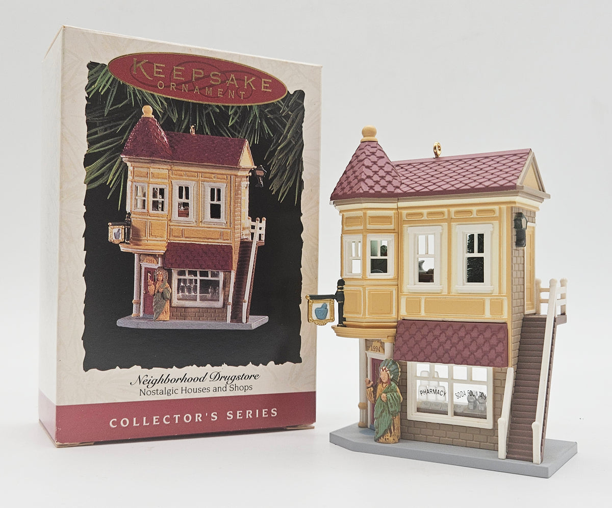 Hallmark Keepsake – “Neighborhood Drugstore” — with original box