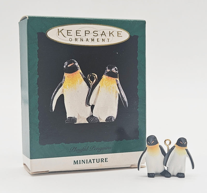 Hallmark Keepsake – “Miniature Noah's Ark Playful Penguins” — with original box