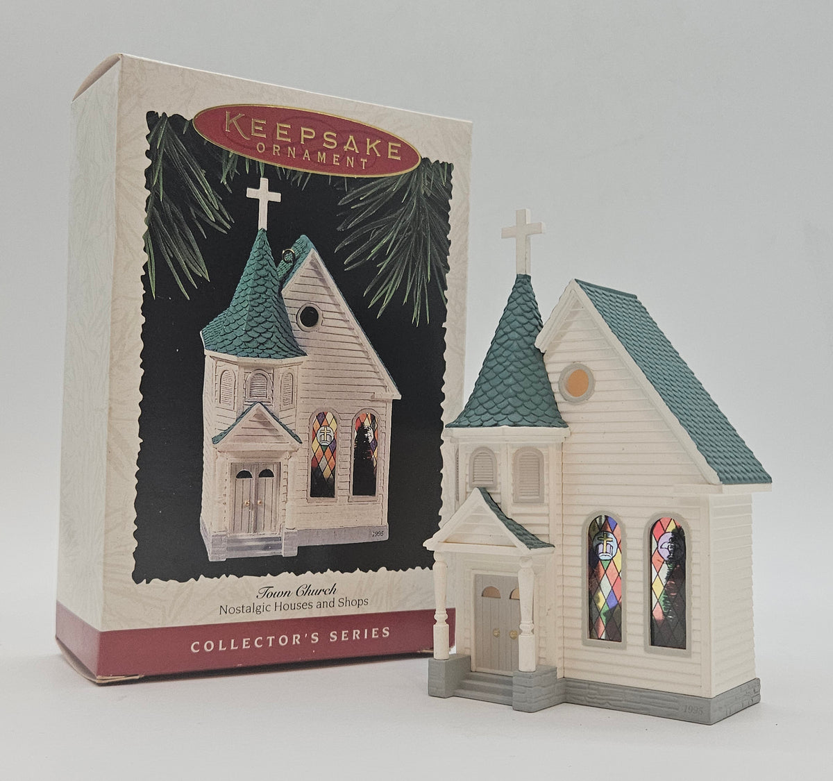 Hallmark Keepsake – “Town Church” — with original box