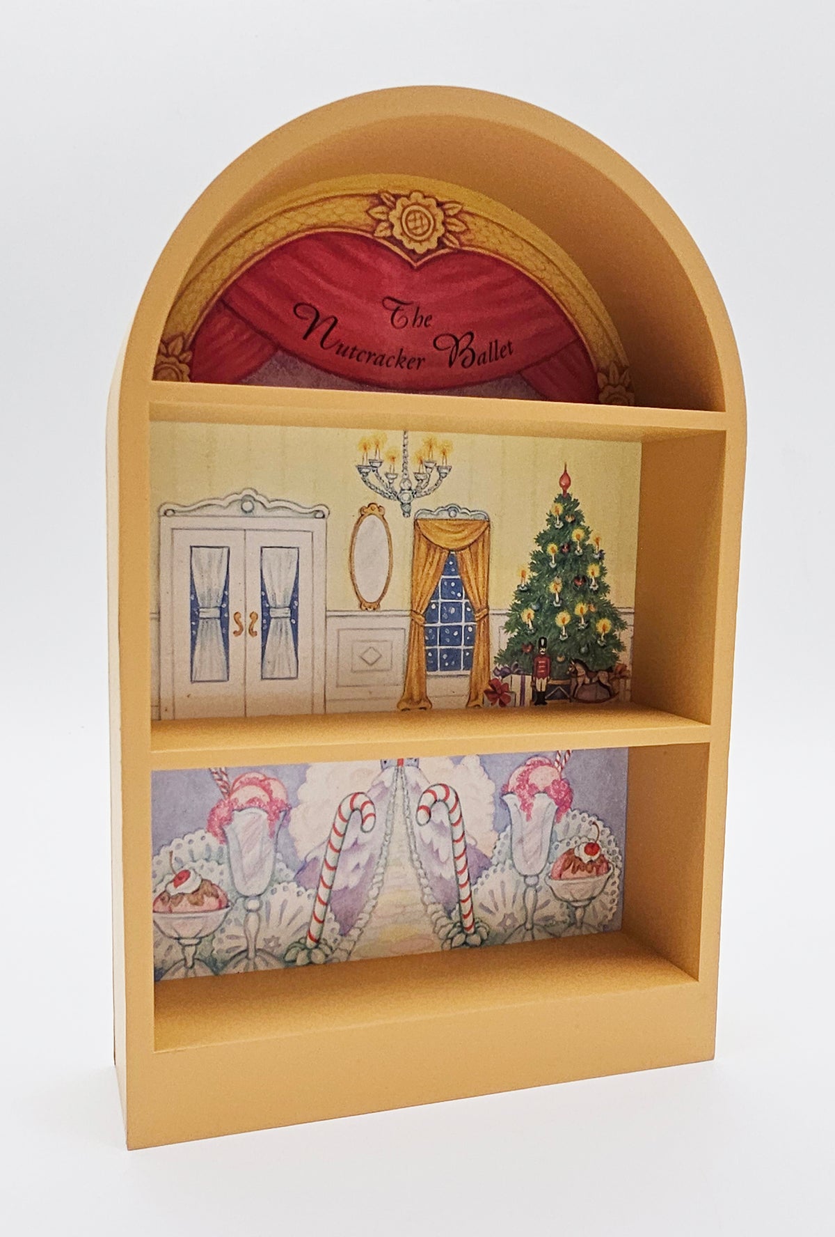 1996 Hallmark Keepsake The Nutcracker Ballet: Stage and Clara – qxm4064 stage