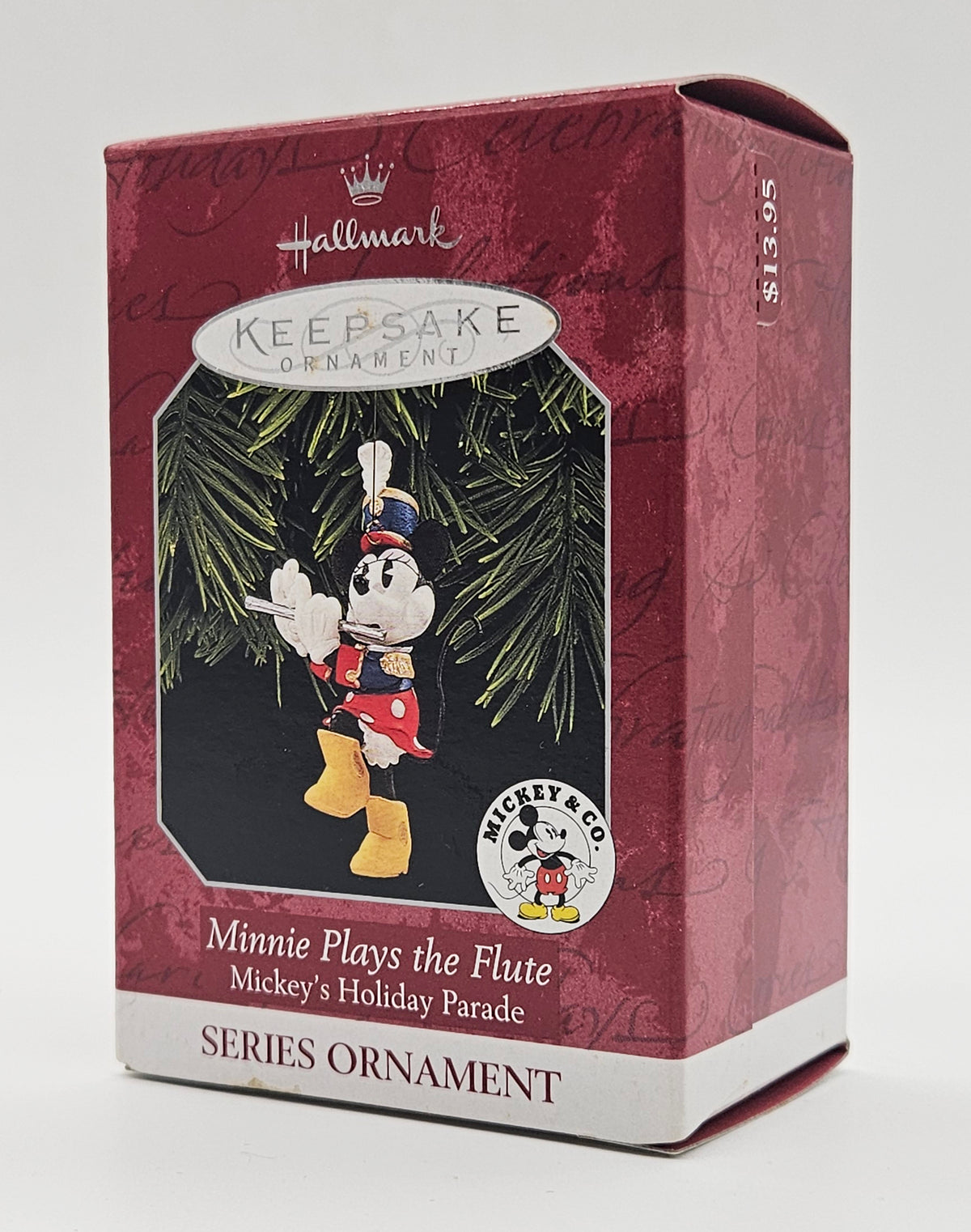 1998 Hallmark Keepsake Minnie Plays the Flute (QXD4106) — box