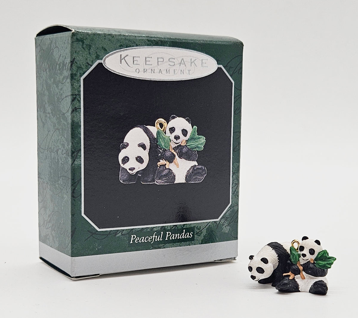Hallmark Keepsake – “Miniature Noah's Ark Peaceful Pandas” — with original box