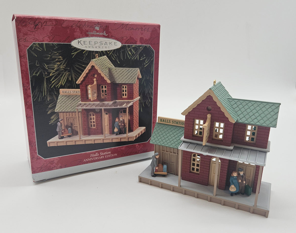 Hallmark Keepsake – “Hall's Station Anniversary” — with original box