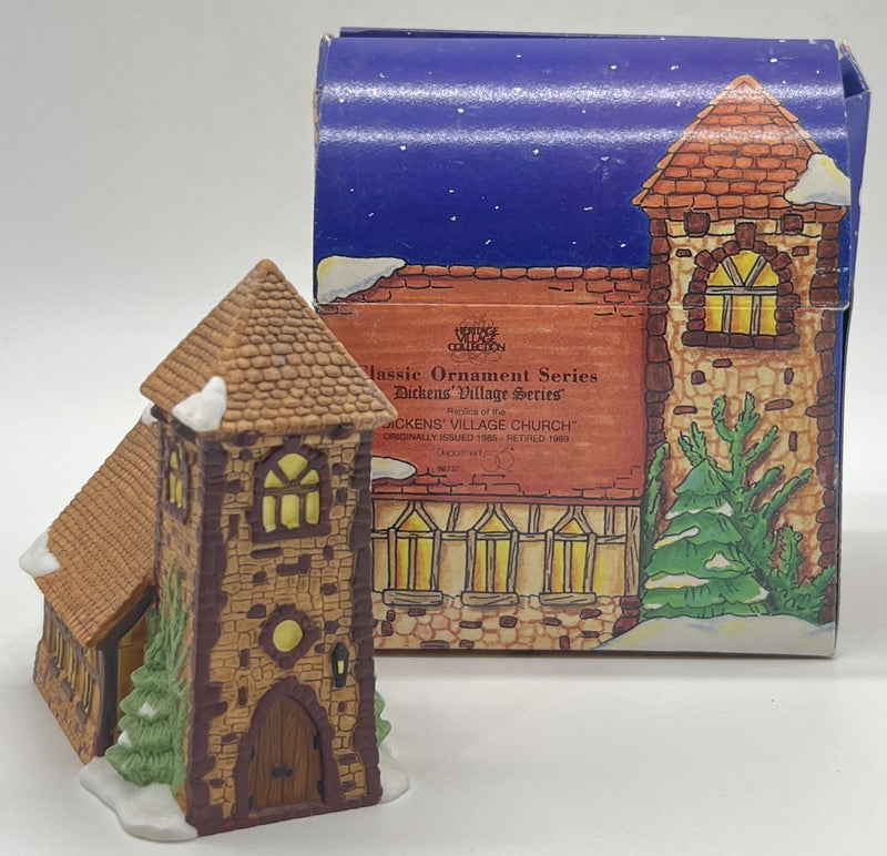 Dept 56- Dickens' Village "Dickens' Village Church" ornament