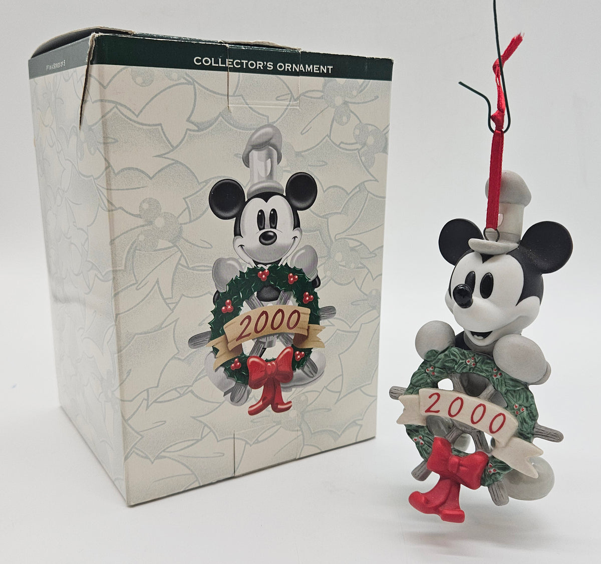 Disney – “Mickey Mouse Steamboat Willie Christmas Through the Years” — with original box