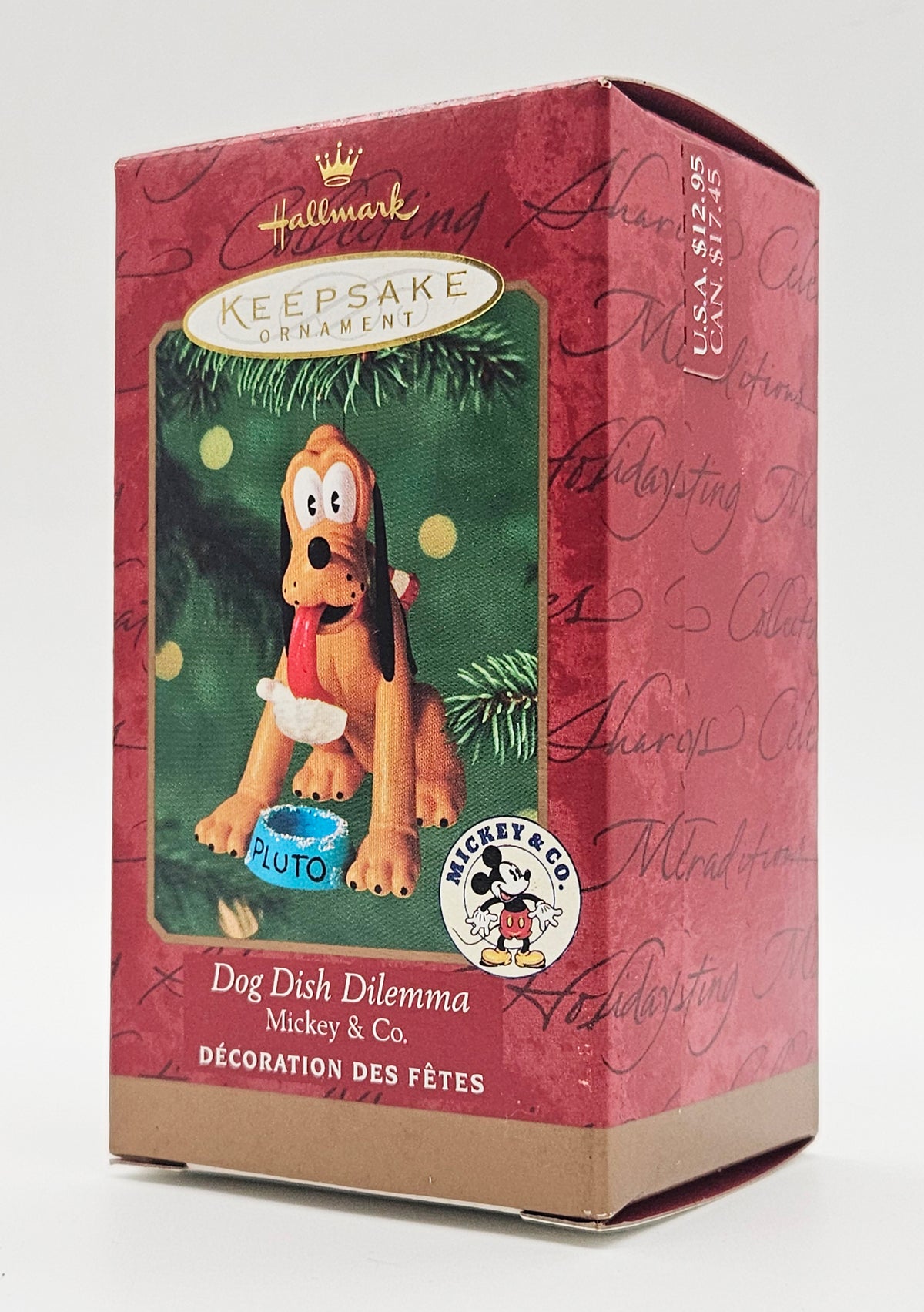 2000 Hallmark Keepsake Dog Dish Dilemma (QXD4044) — box