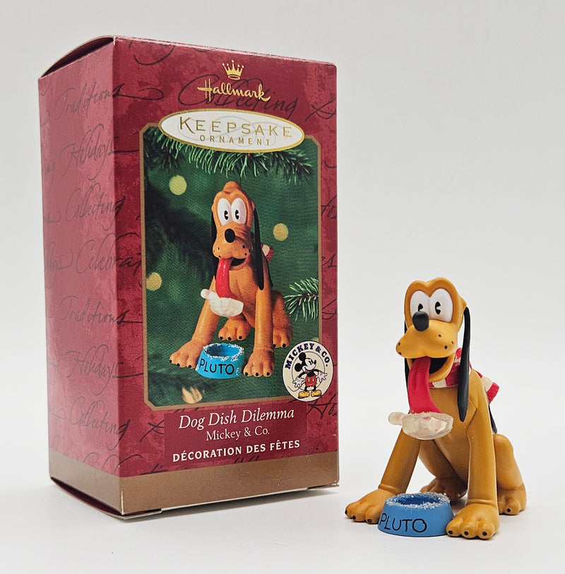 2000 Hallmark Keepsake Dog Dish Dilemma (QXD4044) — with box