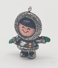 Load image into Gallery viewer, 2000 Frosty Friends Igloo Miniature Ornament Set — Frosty pewter miniature ornament

