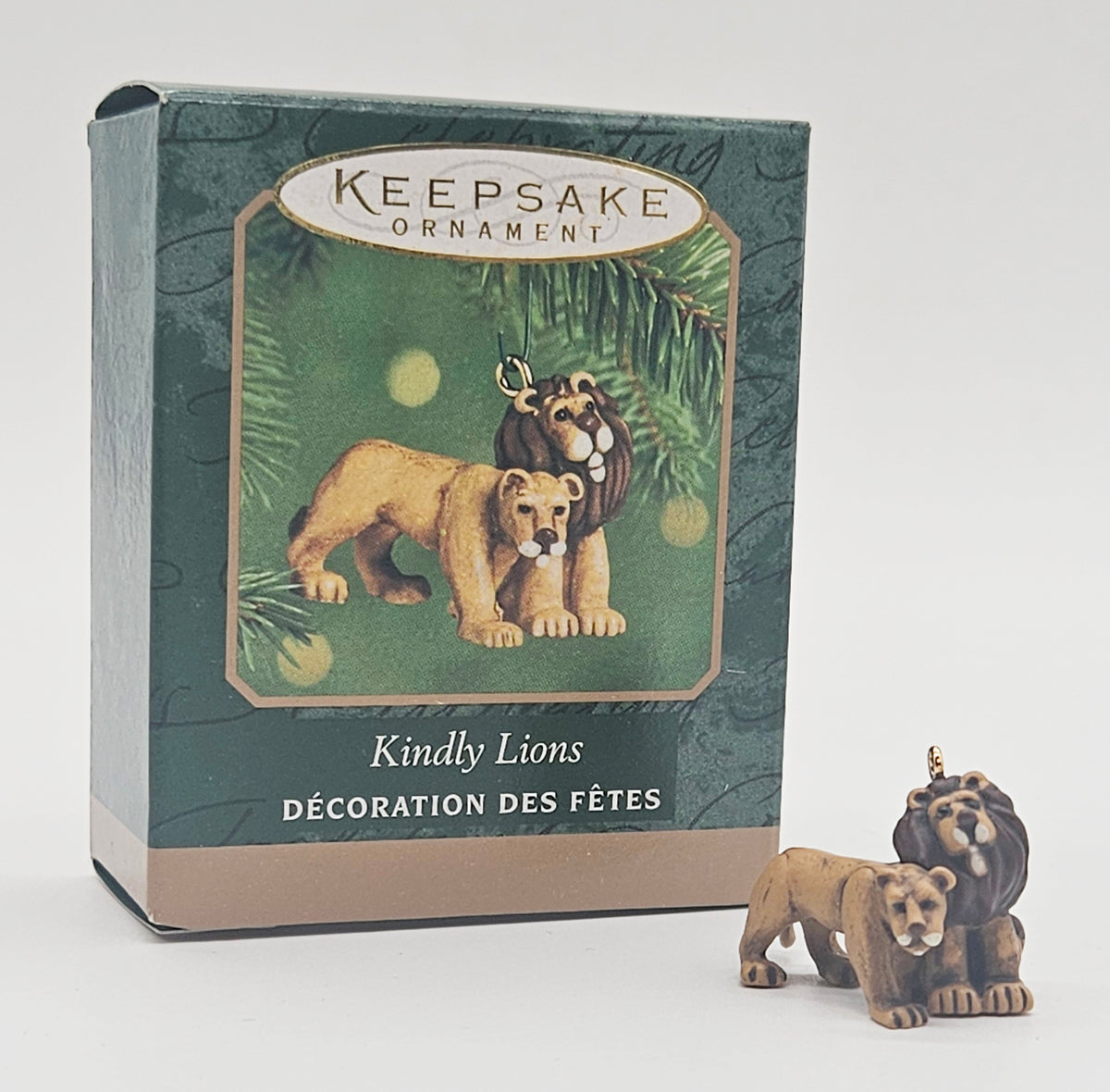 Hallmark Keepsake – “Miniature Noah's Ark Kindly Lions” — with original box