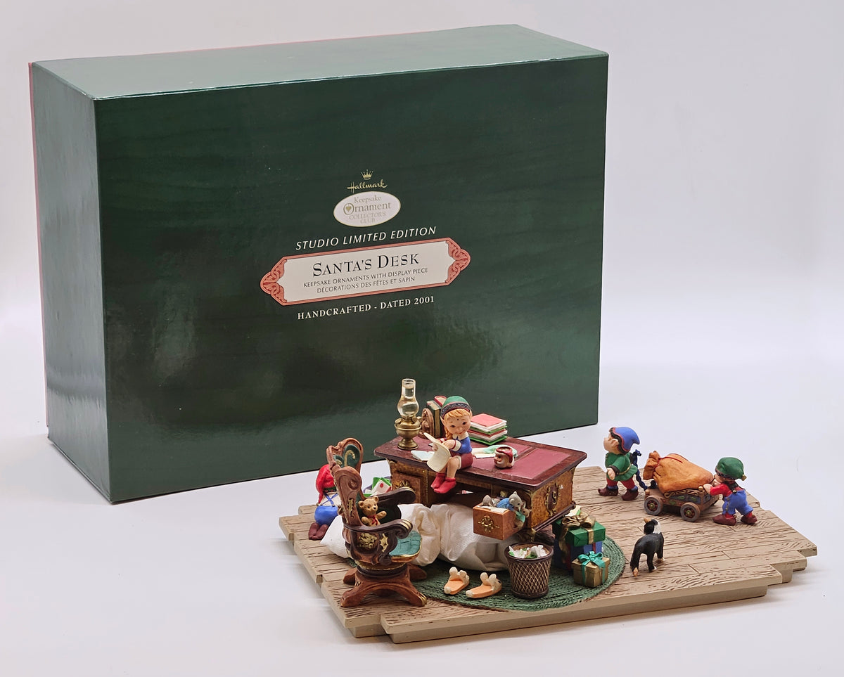 Hallmark Keepsake – “Club Santa's Desk” — with original box
