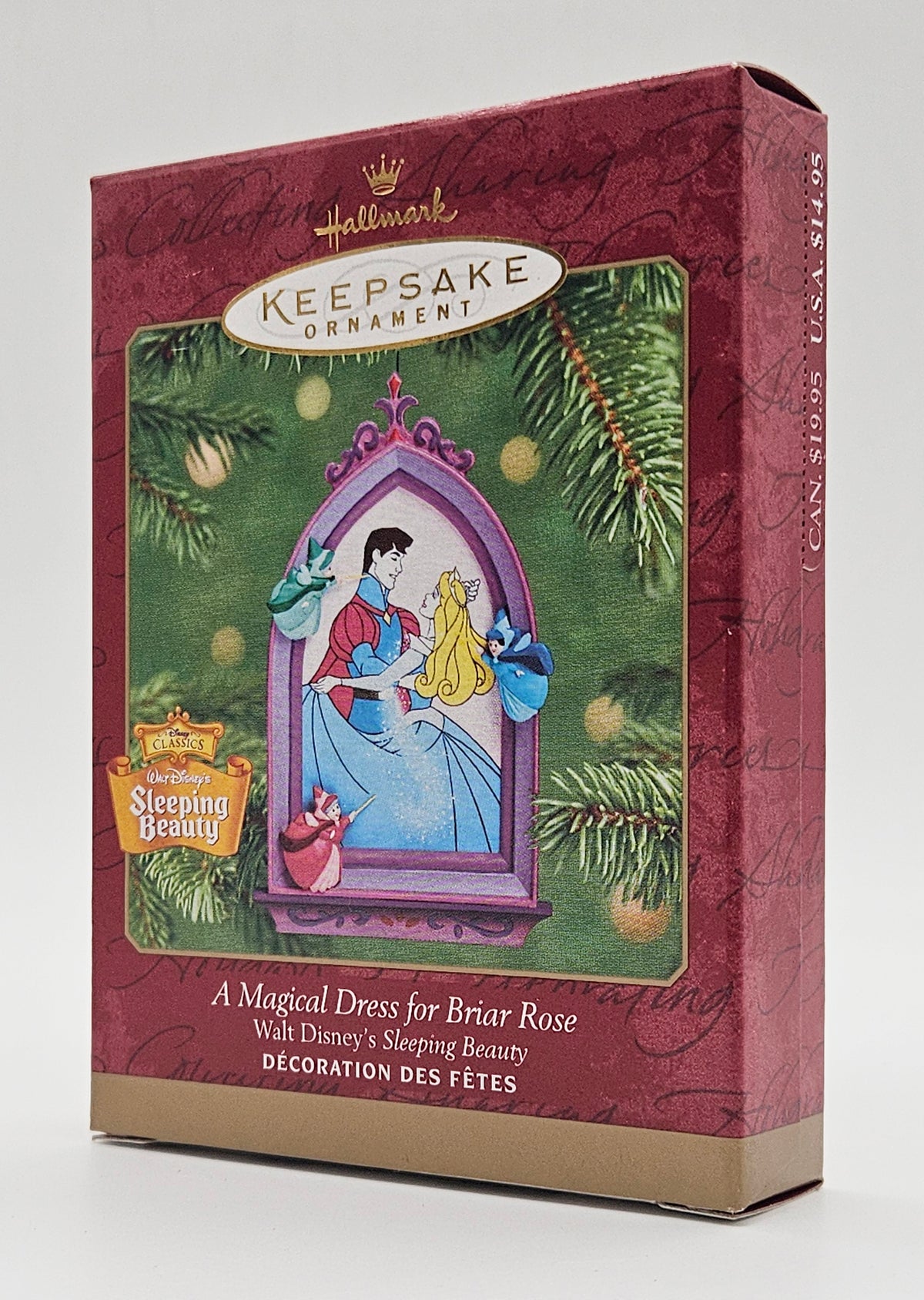 2001 Hallmark Keepsake A Magical Dress for Briar Rose (QXD4202) — box