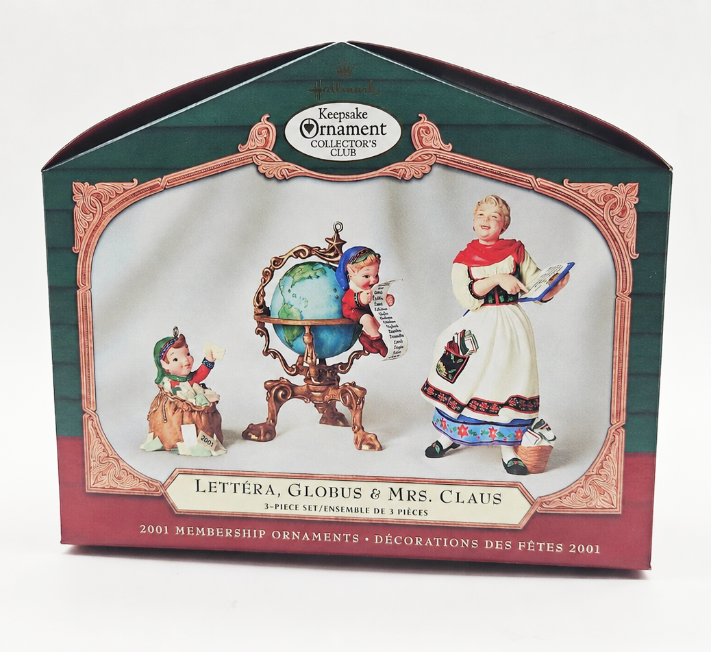 Hallmark Keepsake – “Lettera Globus Mrs. Claus” — ornament view
