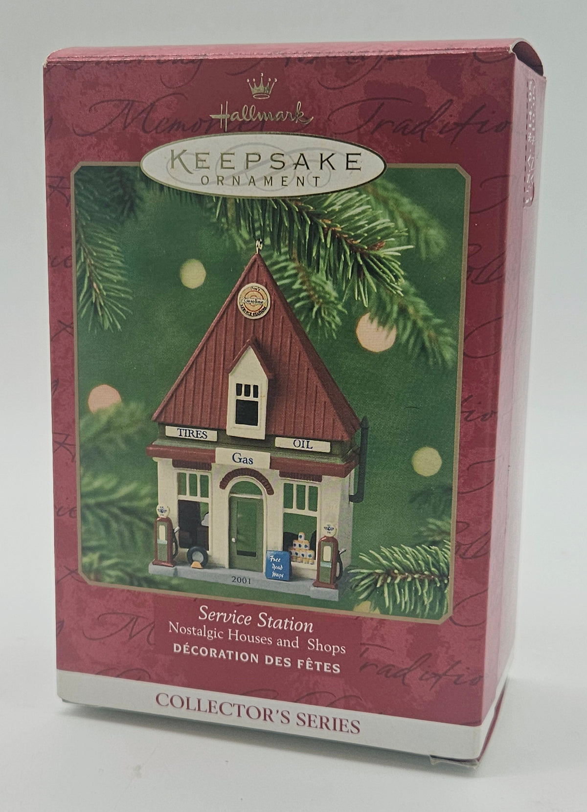 2001 Hallmark Keepsake Service Station – box