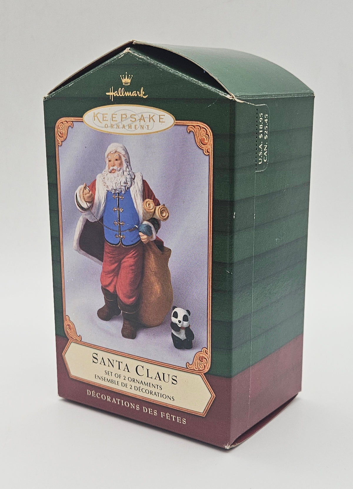 Hallmark Keepsake – “Santa Claus with Miniature Panda Bear” — original packaging