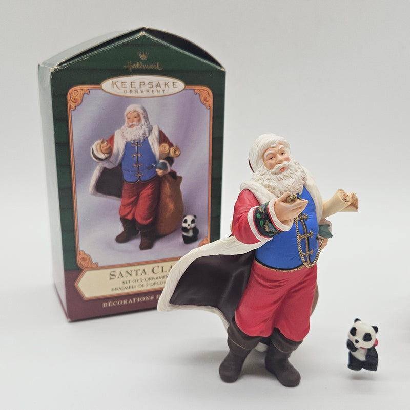 Hallmark Keepsake – “Santa Claus with Miniature Panda Bear” — with original box
