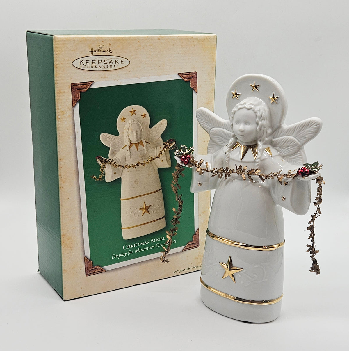 Hallmark Keepsake – “Christmas Angel Miniature Tabletop Display” — with original box