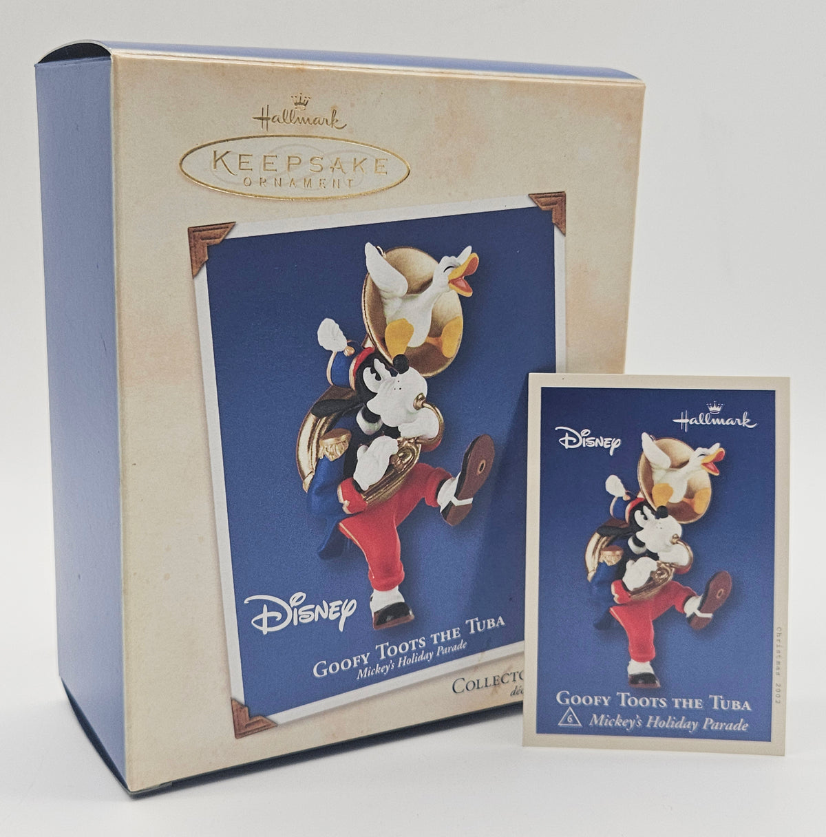 Hallmark Keepsake – “Goofy Toots the Tuba Mickey's Holiday Parade” — original packaging